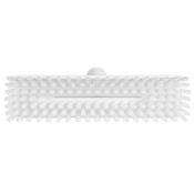 Balai-brosse lave-pont blanc fibre très dure 27 cm