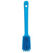 Brosse avec manche ergonomique bleu fibre médium 26 cm