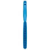 Brosse fine avec manche bleu fibre extra dure 30 cm