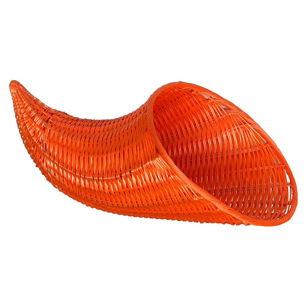 Corne L orange "Corail" Diam. 38x33xlg. 65 cm SUPER PROMO !