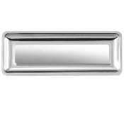 Platerie inox : Plat rectangulaire 55x22x3 cm